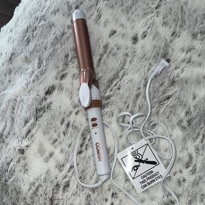 Conair White and pink Curling Iron
